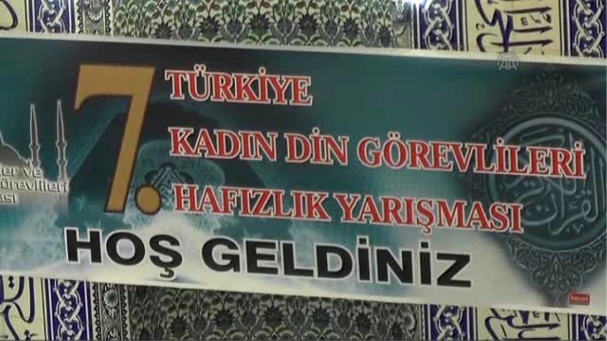 7. Türkiye Kadın Din Görevlileri Hafızlık Yarışması