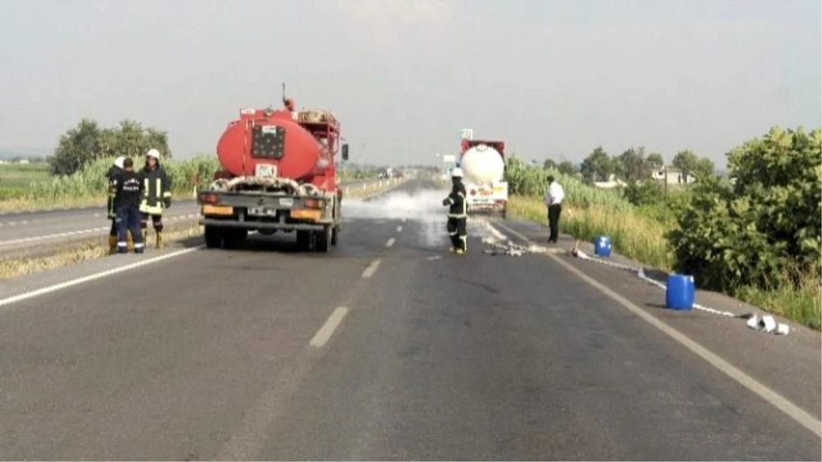 Gaz Kaçıran Lpg Tankeri Paniğe Neden Oldu