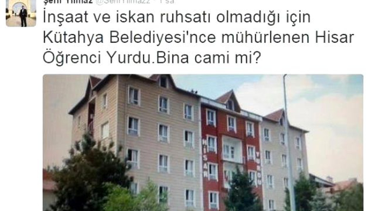 Kütahya Valisi Şerif Yılmaz: Bu Bina Cami Mi?