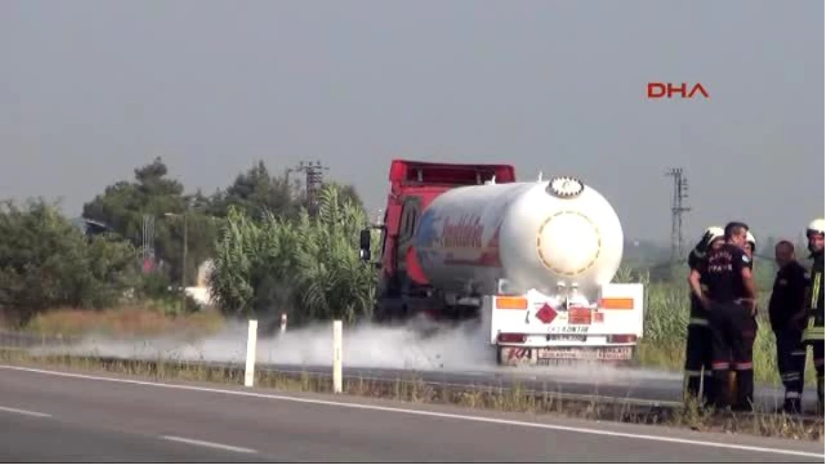 Manisa - Gaz Kaçıran Lpg Yüklü Tanker Paniğe Neden Oldu