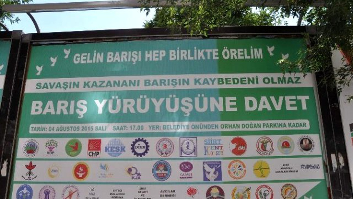 Stk\'lardan \'Barış Yürüyüşü\' Yapılacak