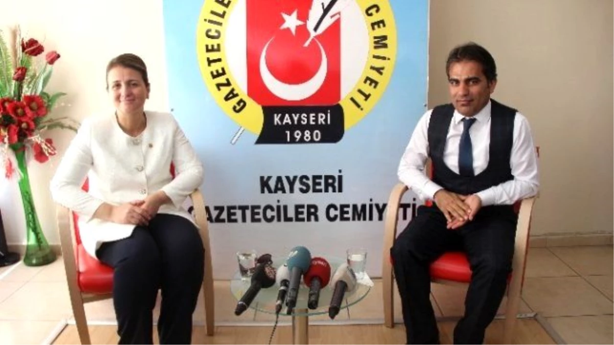 AK Parti Kayseri Milletvekili Çalış\'tan Gazeteciler Cemiyetine Ziyaret