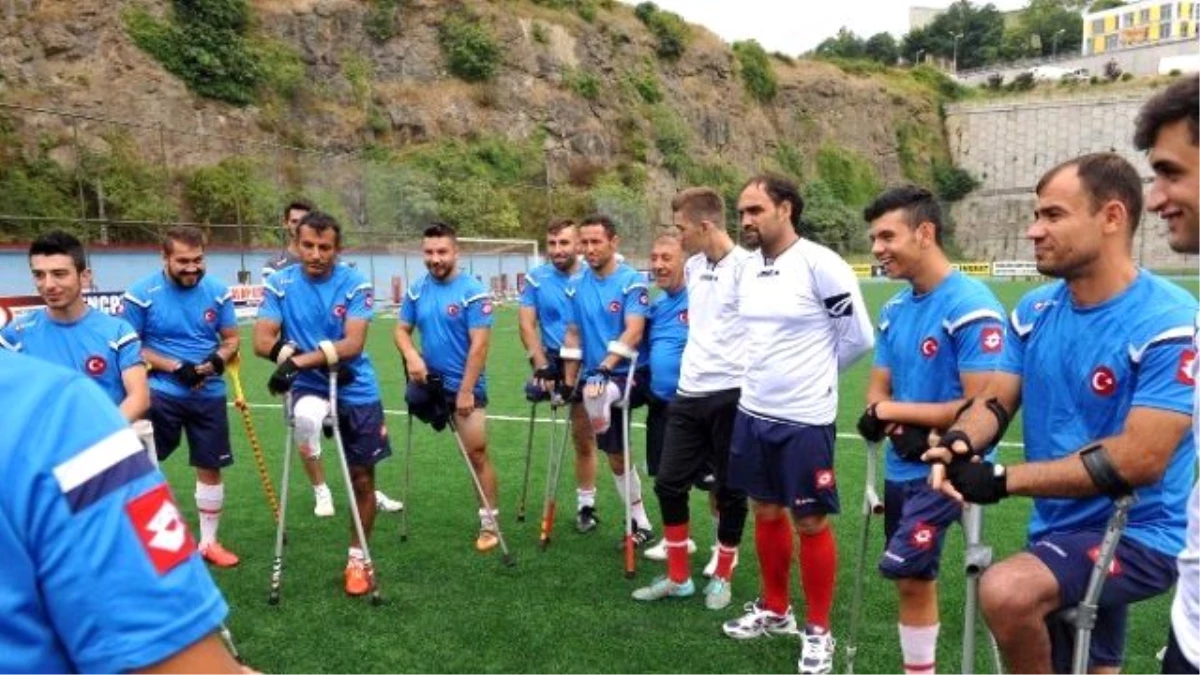Ampute Milli Futbol Takımı Trabzon\'da Kampa Girdi