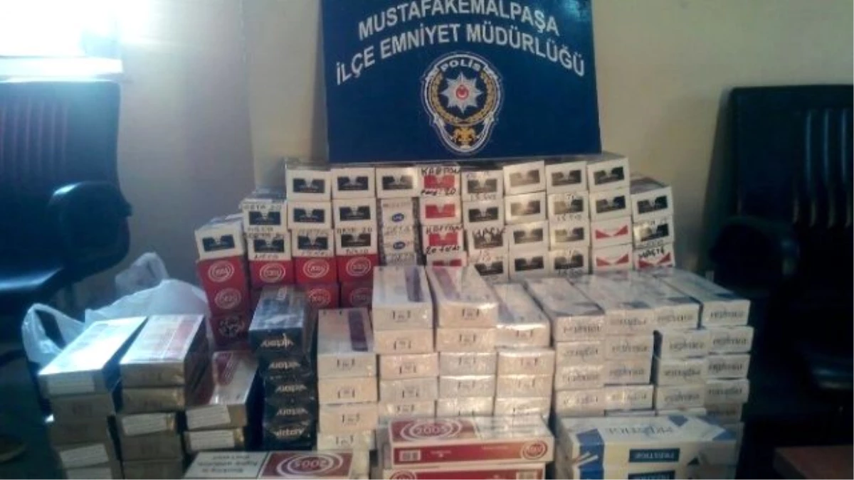 Bin 600 Paket Kaçak Sigara Ele Geçirildi