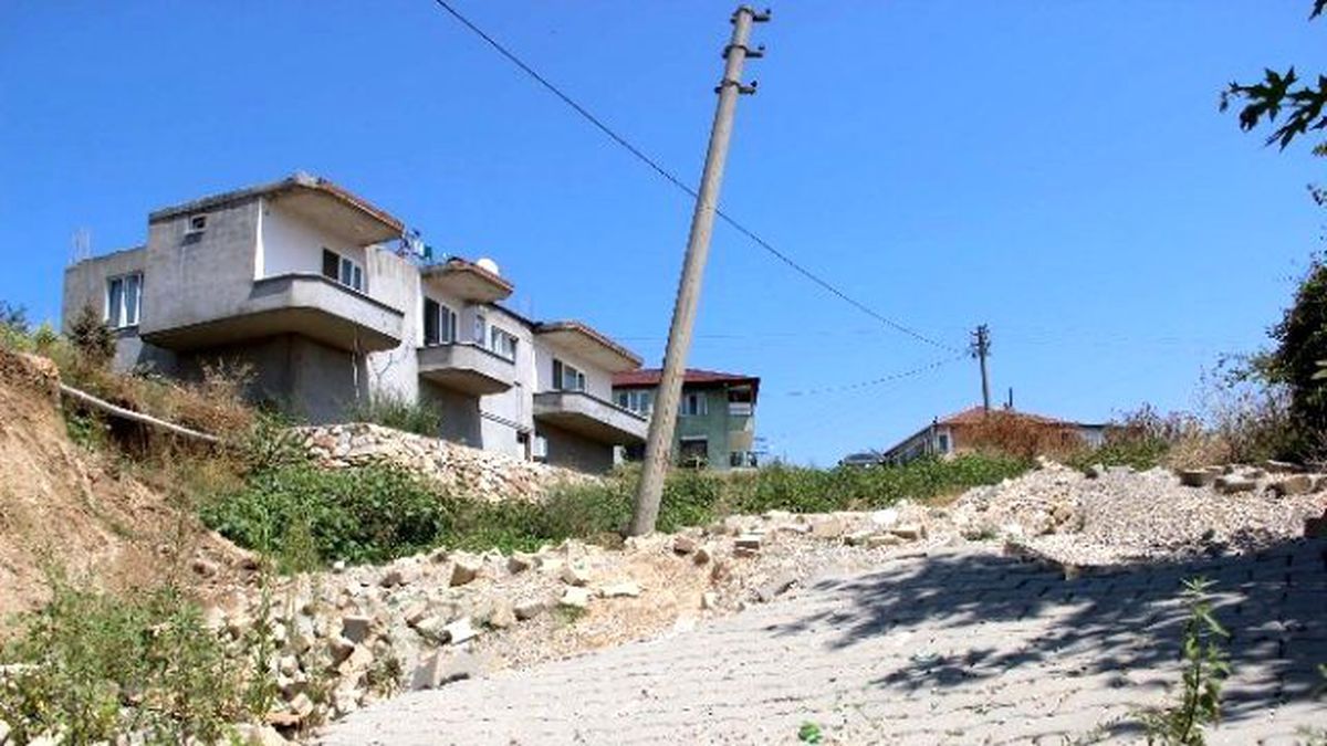 Heyelan Sokağı Yuttu