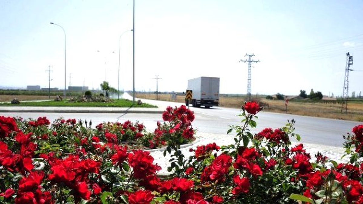 Karaman\'da Çevre Yolları ve Kavşaklarda Peyzaj Çalışması