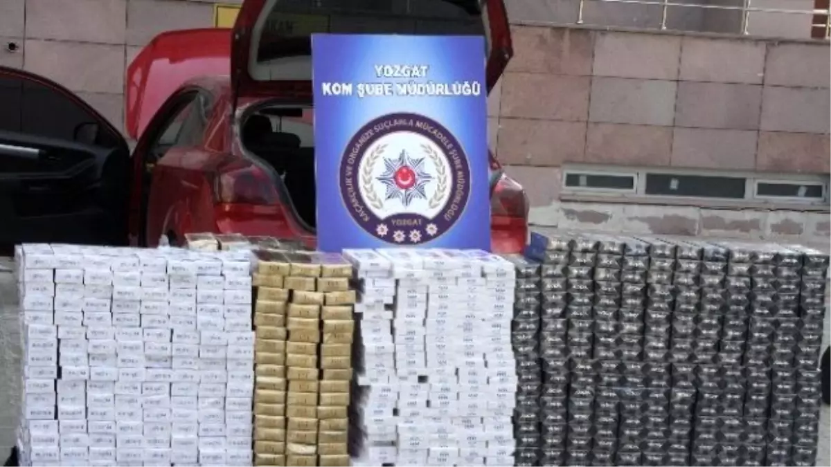 Yozgat Emniyeti 154 Bin 470 Paket Kaçak Sigara Ele Geçirdi