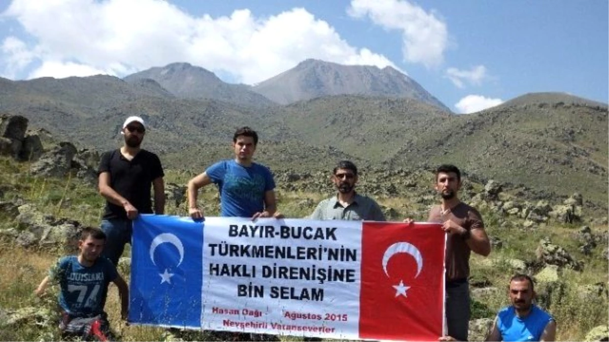 Amatör Dağcılar Türkmenler İçin Tırmandı