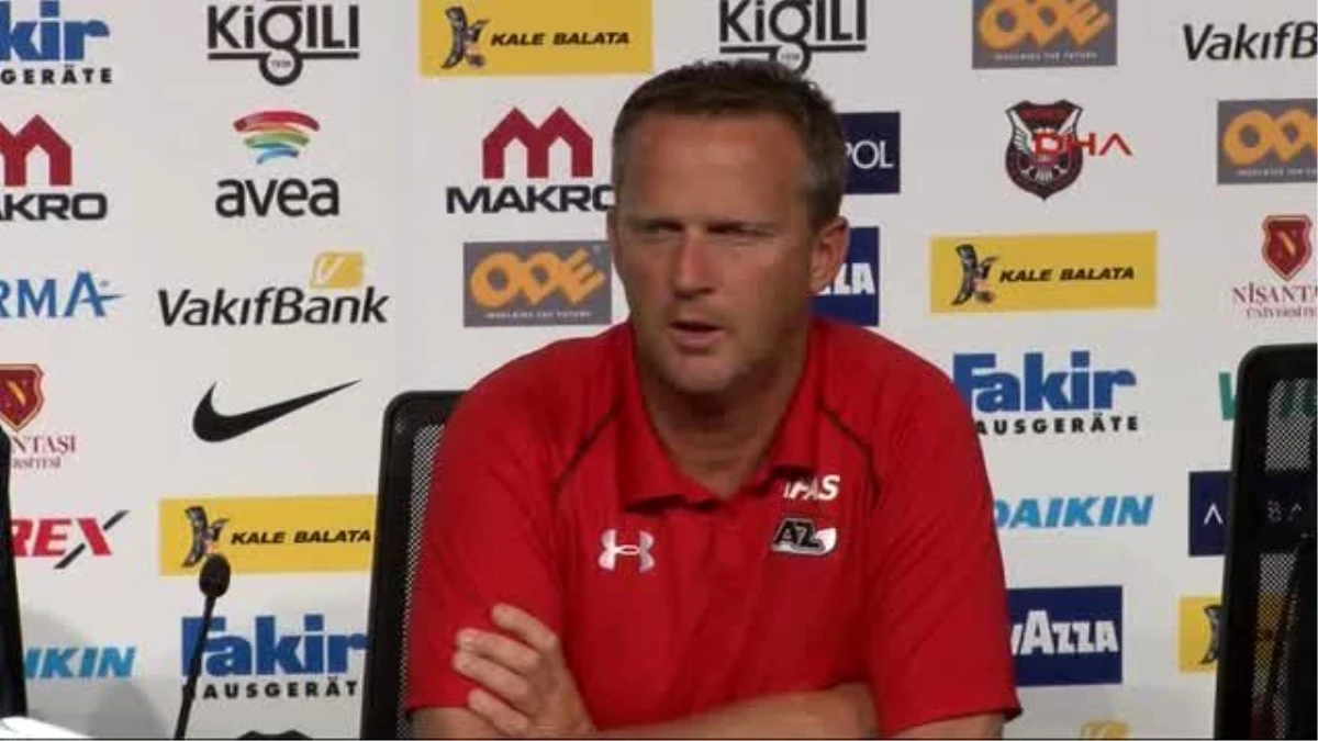 Az Alkmaar Teknik Direktörü John Van Den Brom 2-0 Bizim İçin Avantaj Ama Yarın Gol Atması Gereken...