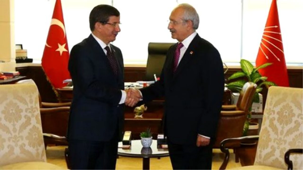 Başbakan Davutoğlu, Yarın Partisinin CHP Heyetini Dinleyecek