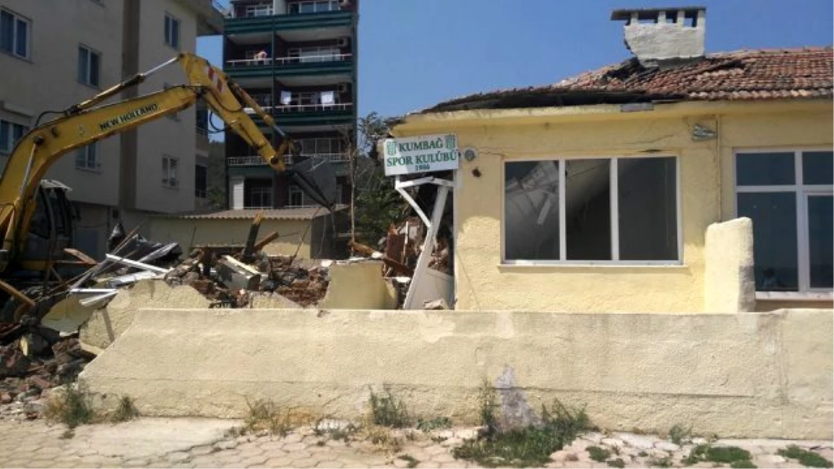 Kumbağspor Futbol Kulübü Binasının Yıkılmasına Tepki