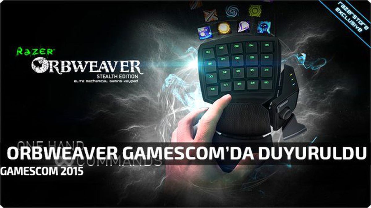 Razer Gamescom\'da Yeni Orbweaver Duyurdu