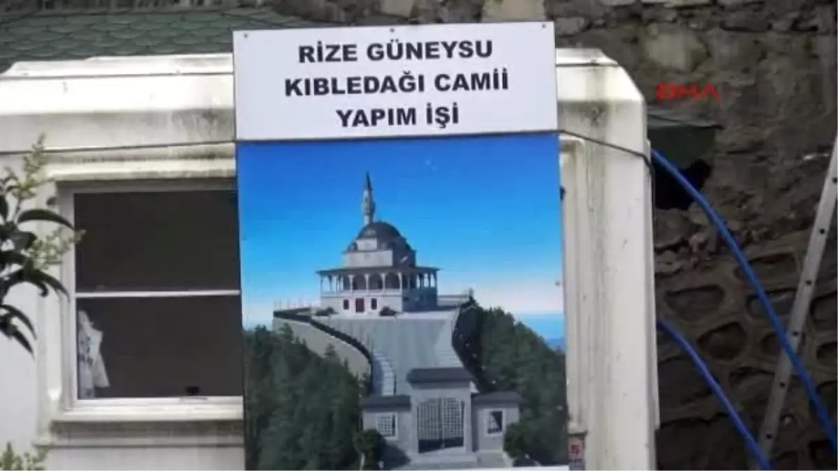 Rize - Kıbledağı Camii\'nin Yapımı Tamamlandı