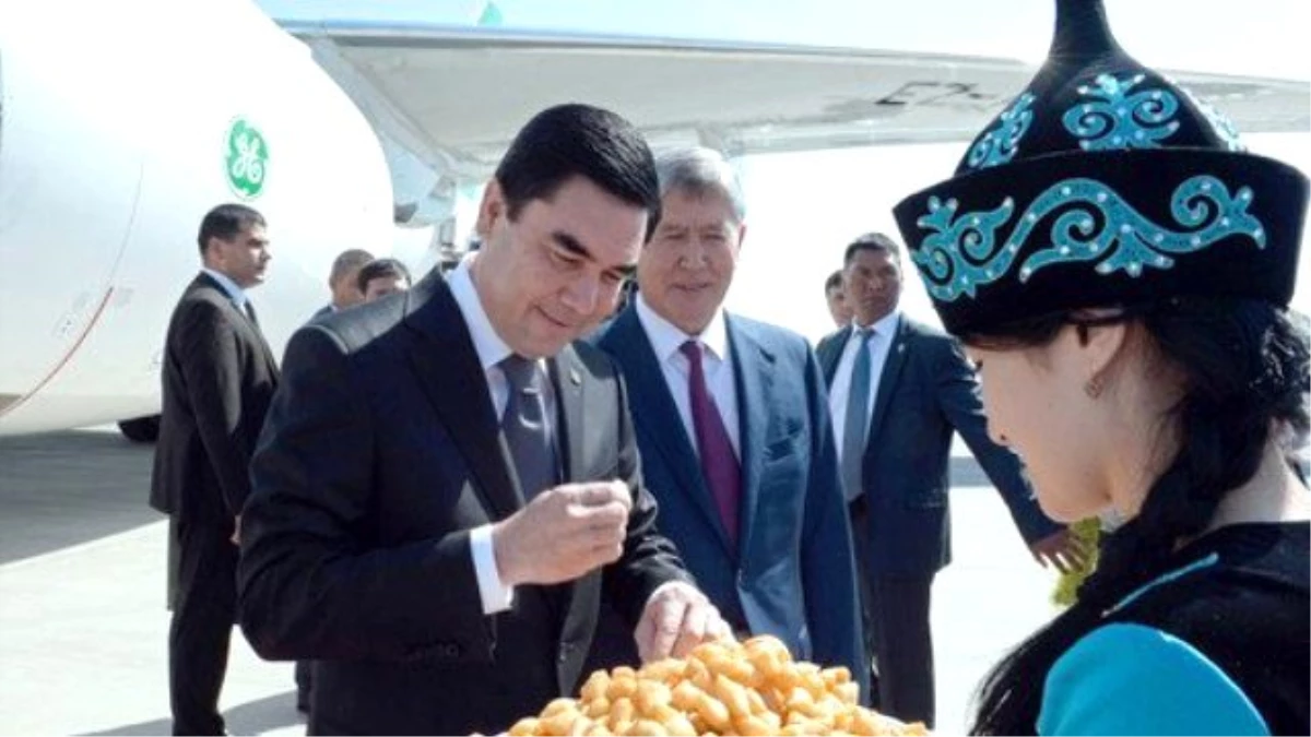 Türkmenistan Devlet Başkanı Berdimuhamedov Kırgızistan\'da