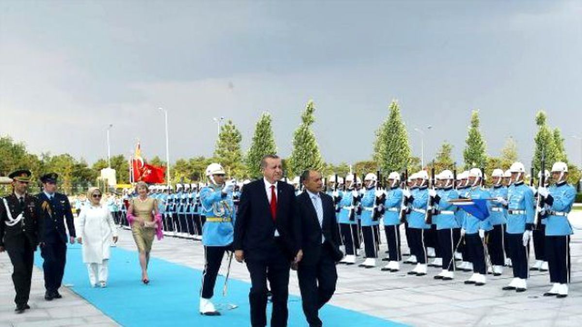 Yeni Zelanda Genel Valisi Jerry Mateparae Cumhurbaşkanlığı Sarayı\'nda