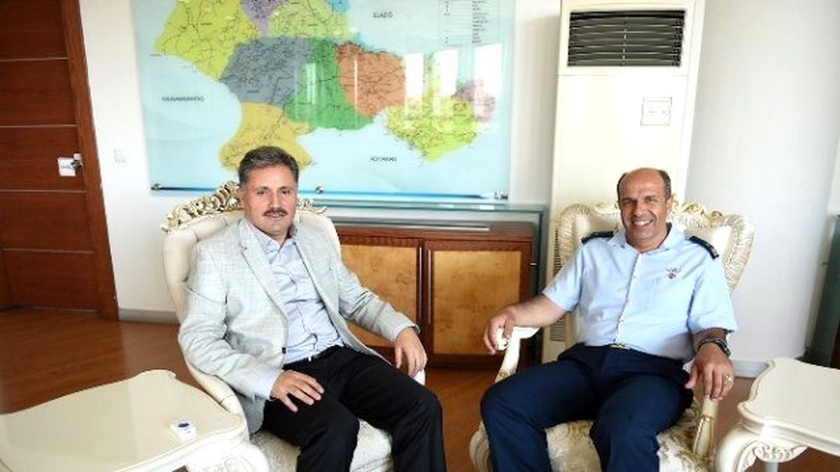 7. Ana Jet Üs Komutanı Tuğgeneral Taşçı\'dan Başkan Çakır\'a Veda Ziyareti