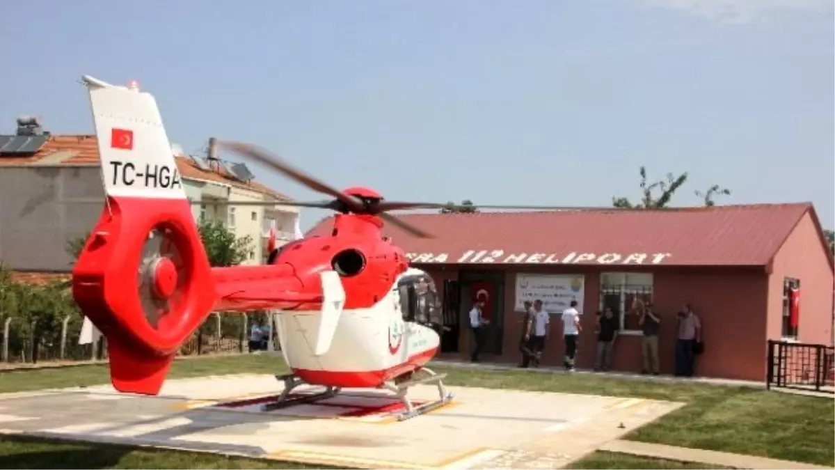 Bafra\'da Heliport ve 112 İstasyonu Açıldı