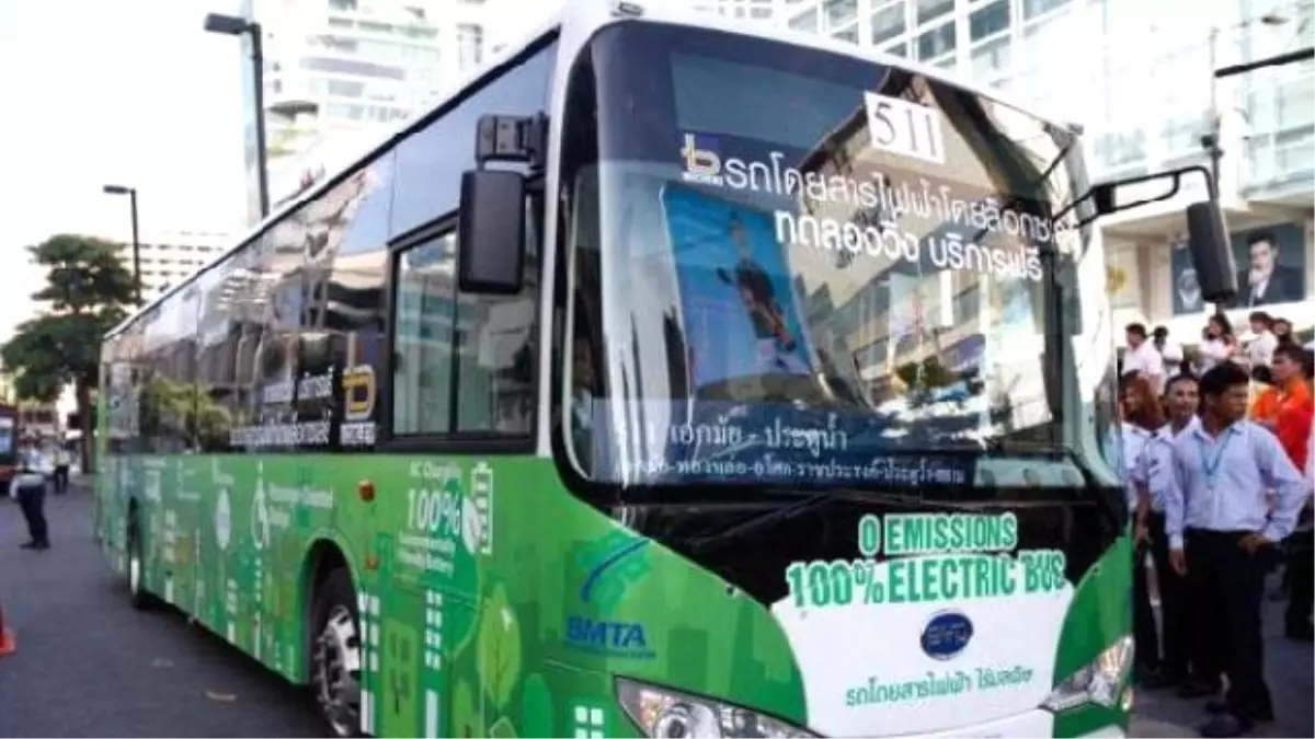 Bangkok\'a Elektrikli Otobüsler Geliyor