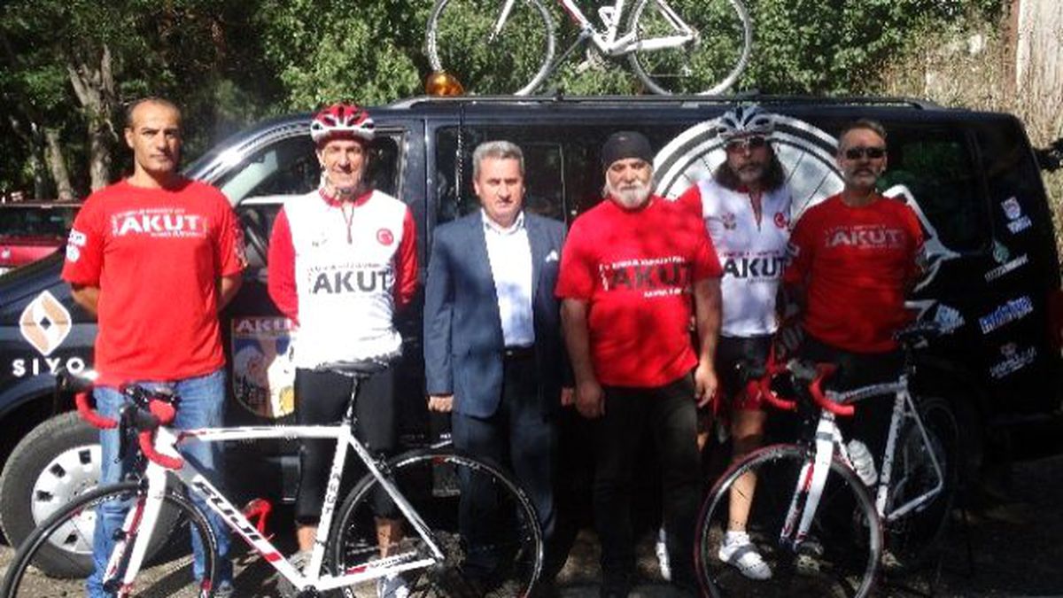 Fay Hattında Bin 500 Kilometre Pedal Çevirecekler