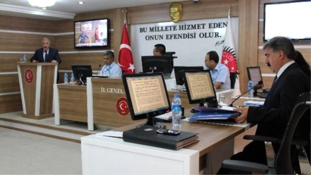 MHP Niğde Milletvekili Bayram, İl Genel Meclisinde
