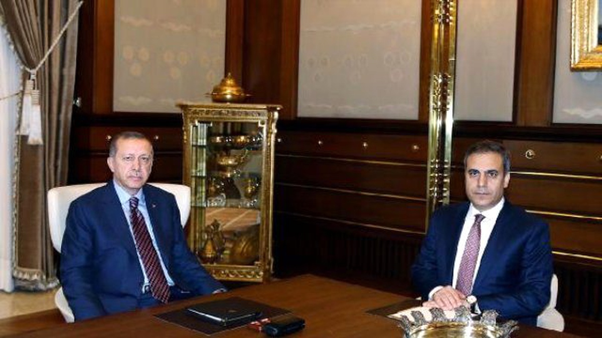 MİT Müsteşarı Fidan Cumhurbaşkanlığı Sarayında