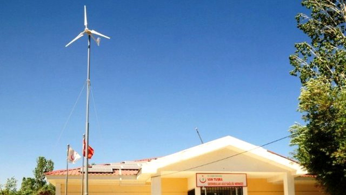 Van\'da Aile Sağlık Merkezi Kendi Elektriğini Kendi Üretiyor