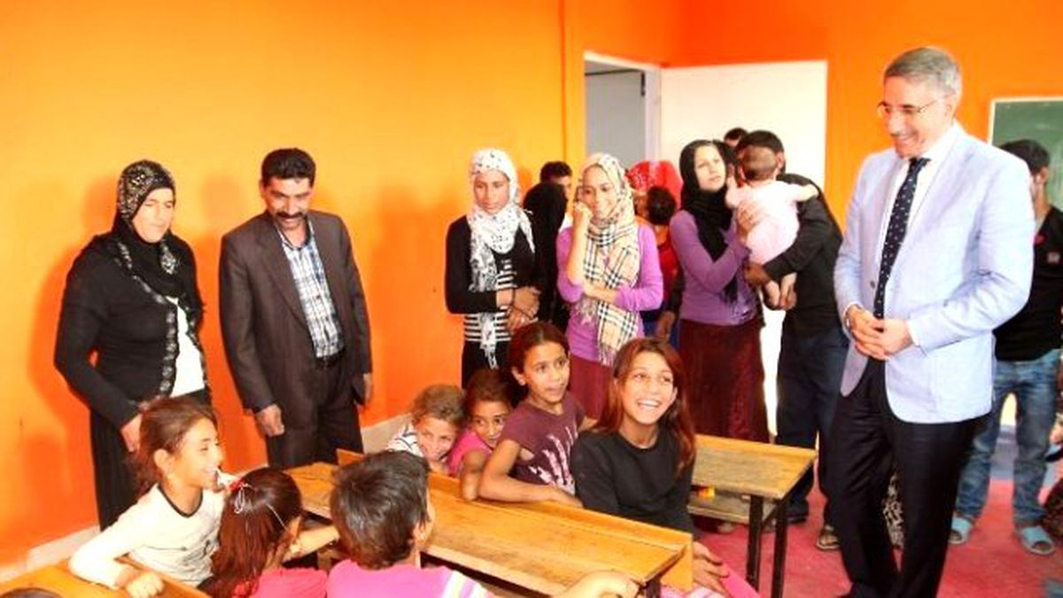 Belediye Başkanından Mülteci Çocuklara Ziyaret