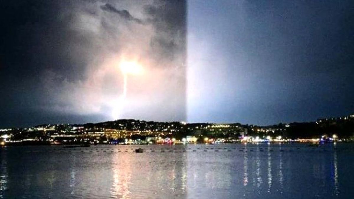 Bodrum\'da Şimşek ve Yıldırımlar Büyüledi