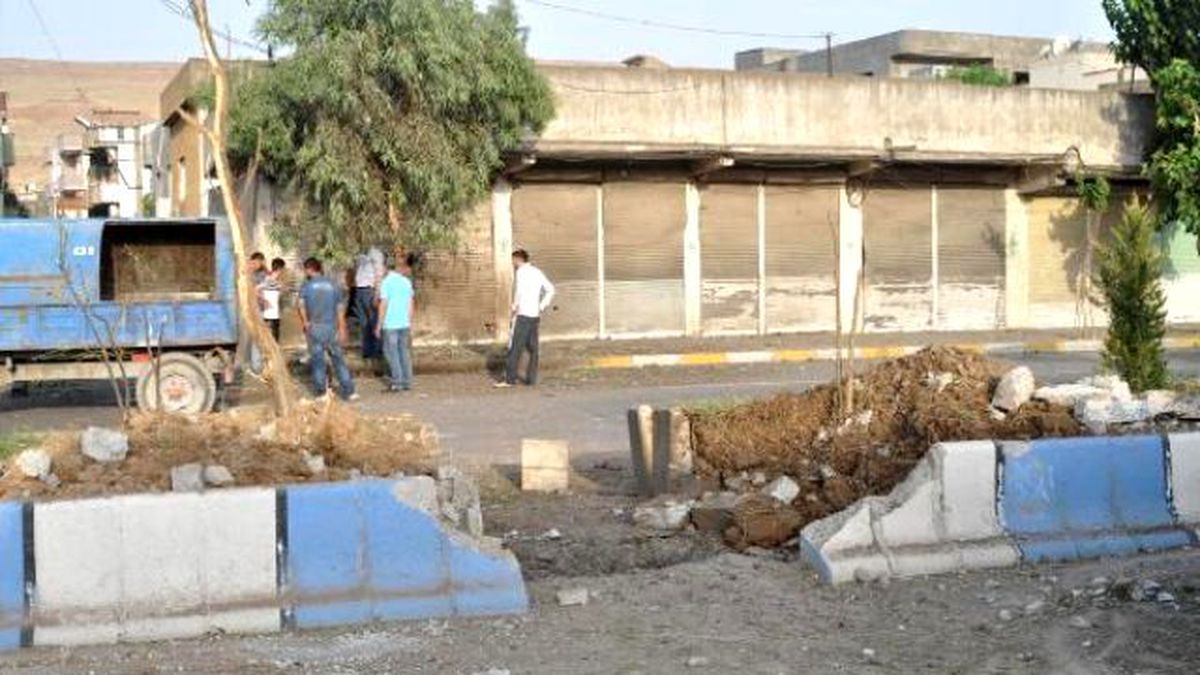 Cizre'de Gece Yaşanan Patlama ve Çatışmanın İzleri Dehşete Düşürdü