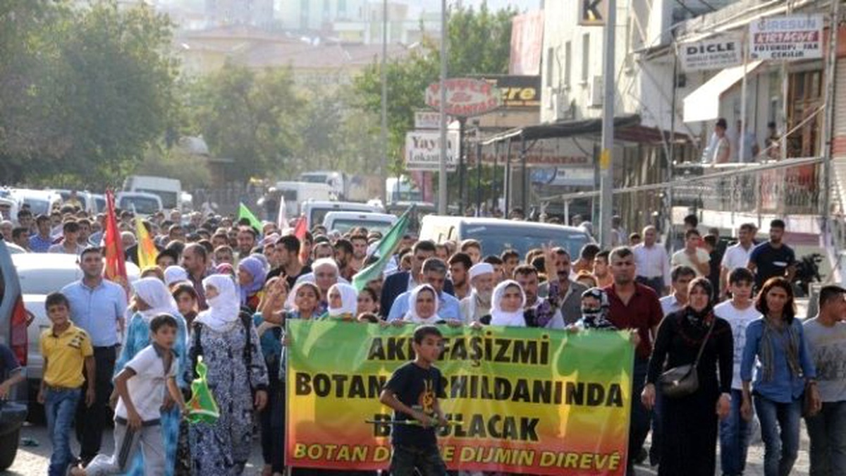 Cizre\'de Protesto Yürüyüşü Sonrası Olaylar Çıktı