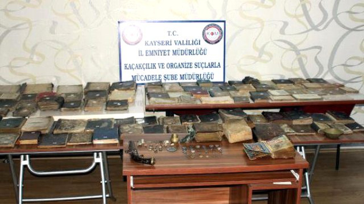 Kayseri\'de Tarihi Eser Kaçakçılığına 5 Gözaltı