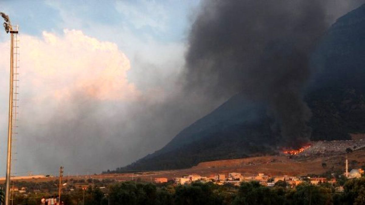 Manisa Çöplüğünde Yangın