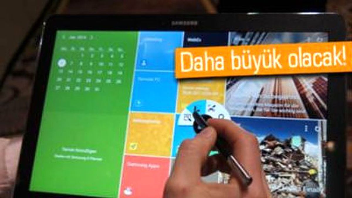 Samsung, 18.4 İnçlik Tablet Üzerinde Çalışıyor