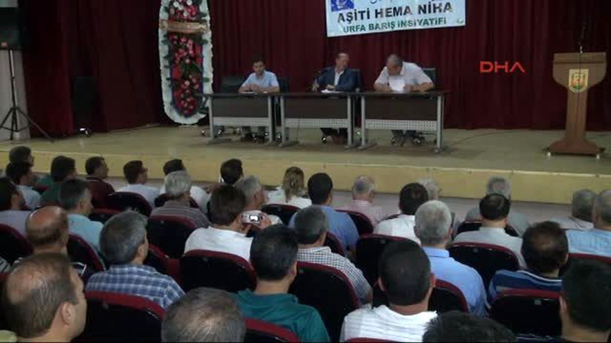 Şanlıurfa?daki Stk?lardan Barış Çağrısı