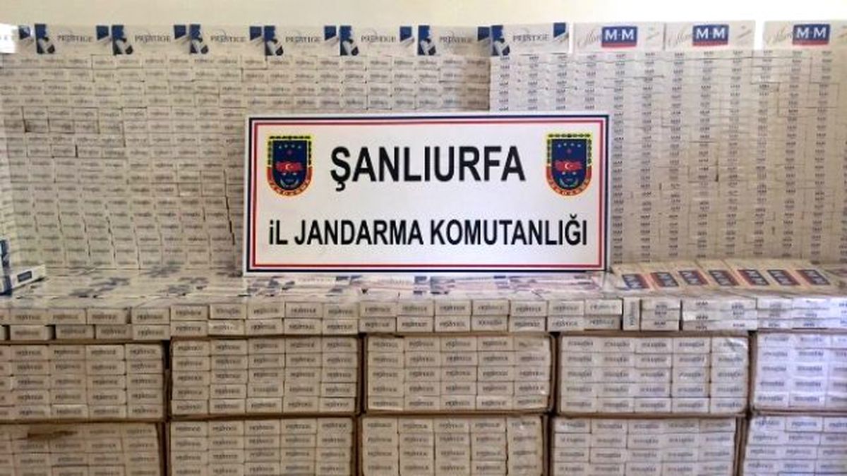 Tır\'da 35 Bin Paket Kaçak Sigara Ele Geçirildi