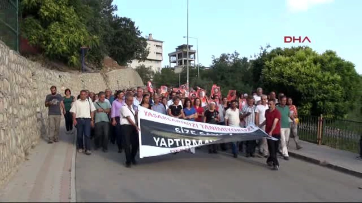 Tunceli\'de Yasaklı Bölgeler Yürüyüşle Protesto Edildi
