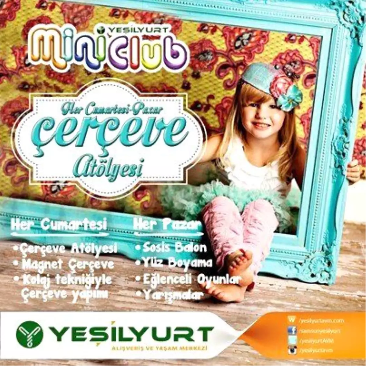 Yeşilyurt Avm Ağustos Ayı Mini Club Eğlenceleri