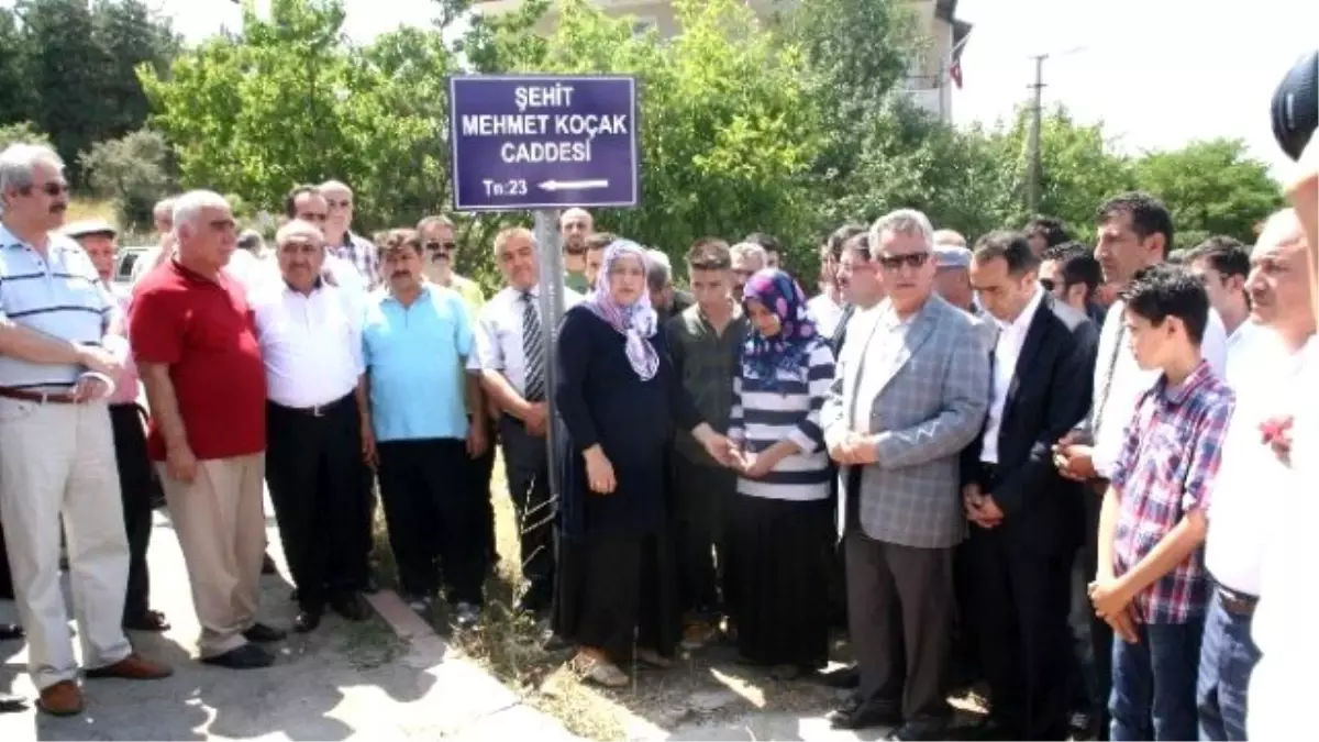 Yozgatlı Şehit Mehmet Koçak\'ın İsmi Caddede Yaşatılacak