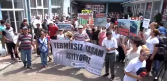 Zonguldak'ta Termik Santral İçin Çed Toplantısında Kefenli Protesto