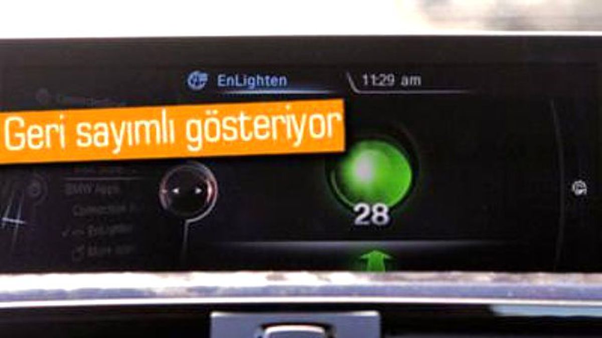 Bmw Araçları Trafik Işıklarının Süresini Gösterebiliyor