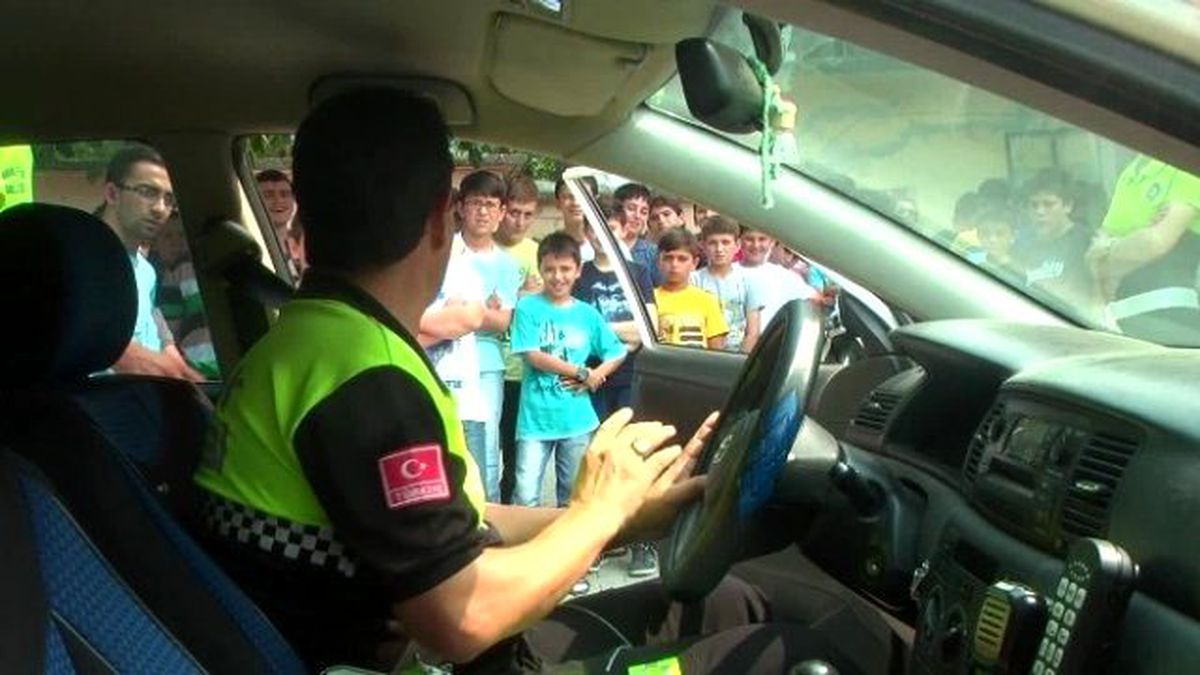 Kurs Öğrencilerine Trafik Dersi
