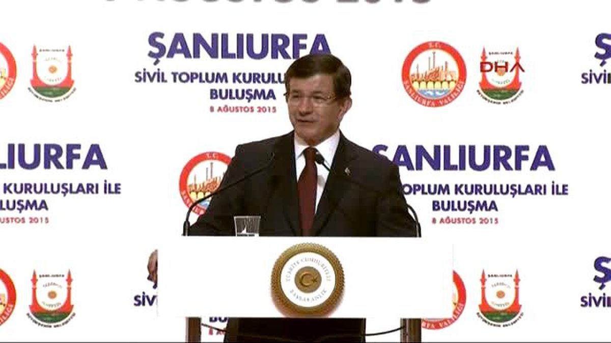 Şanlıurfa - Başbakan Ahmet Davutoğlu Şanlıurfa\'da Sivil Toplum Kuruluşu ve İş Dünyası...