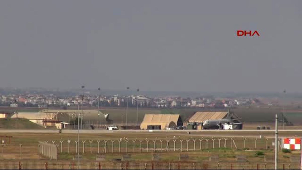 Adana - ABD Uçakları İncirlik\'e Geldi