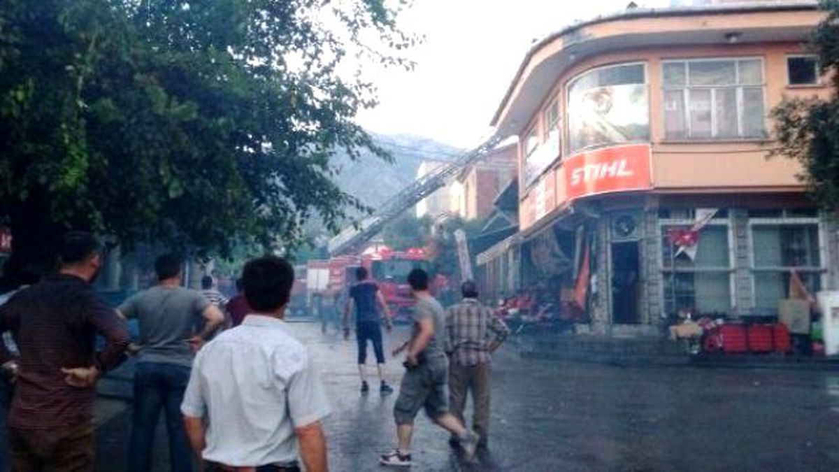 Çorum\'da Korkutan Yangın