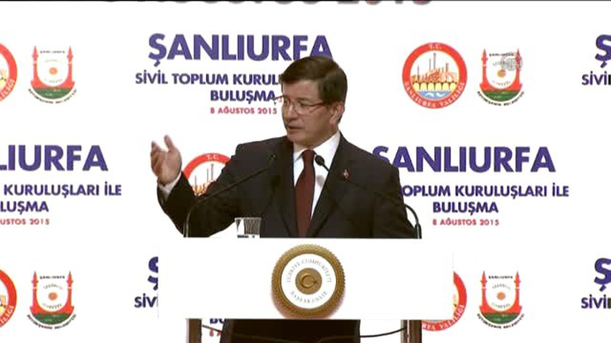 Başbakan Davutoğlu Şanlıurfa\'da