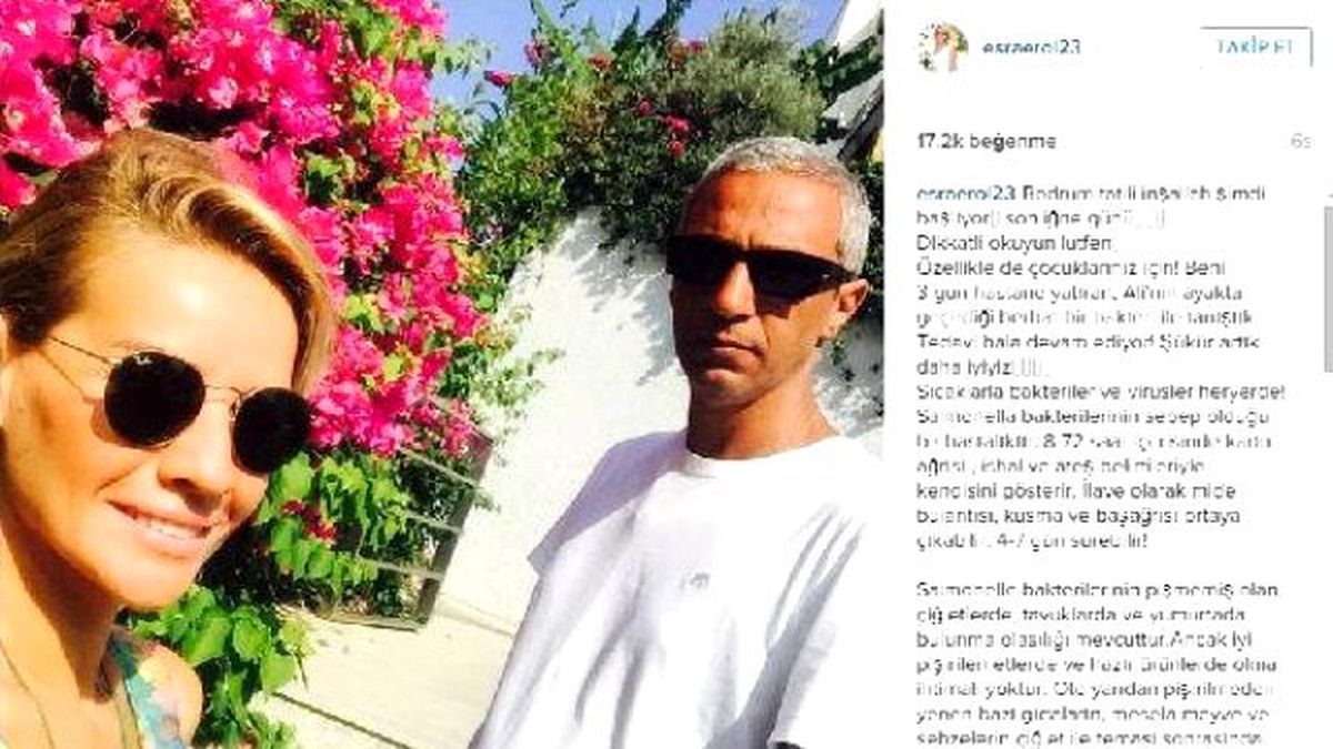 Esra Erol Tatilin Tadını Çıkaramadı