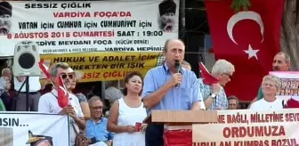 Foça'da, 'Sessiz Çığlık' Eyleminin 148'incisi Gerçekleştirildi