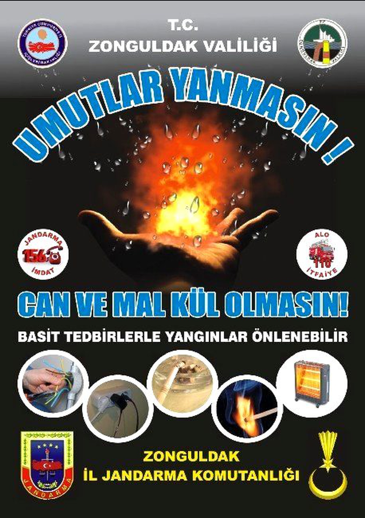 Jandarma, Boğulma ve Yangın Olaylarında Vatandaşı Bilgilendirecek