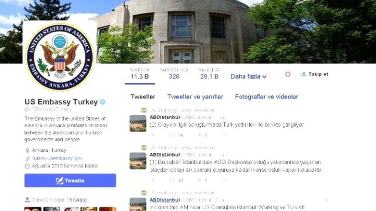ABD Konsolosluğu: "Bir Sonraki Duyuruya Kadar Konsolosluk Kapalı Kalacak"