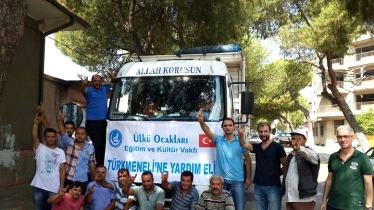 Aydın Ülkü Ocakları\'ndan Suriye Türkmenlerine Yardım